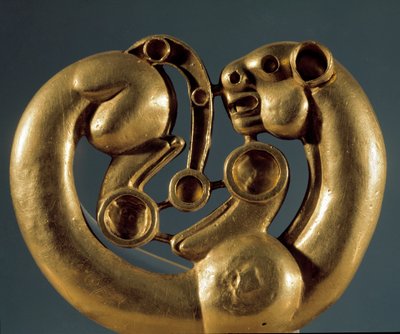 Art Scythian (Scythian civilization): gold plate representing a panthere. Siberia, 6th century BC. Hermitage Museum of St. Petersburg. بواسطة محشوش محشوش