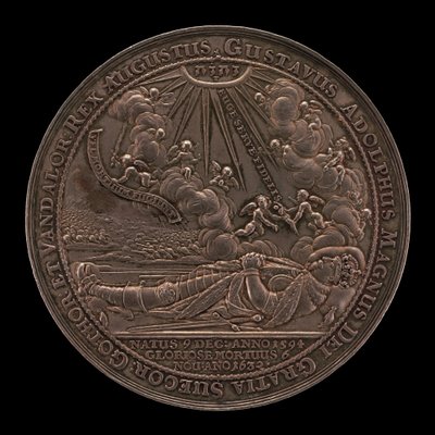وفاة غوستافوس الثاني أدولفوس ، 1594-1632 ، ملك السويد 1611 [الوجه] ، 1634. بواسطة سيباستيان دادلر