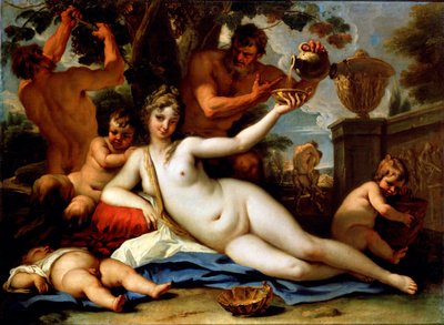Bacchante and Satyrs، c1713 بواسطة سيباستيانو ريتشي