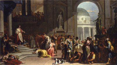سوزانا قبل دانيال ، 1725-26 بواسطة سيباستيانو ريتشي