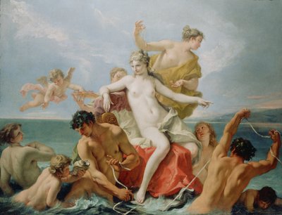 انتصار الزهرة البحرية ، 1713 (زيت على قماش) بواسطة Sebastiano Ricci