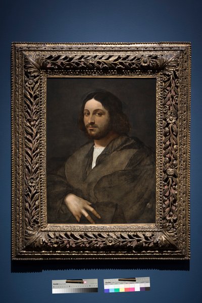 صورة لرجل حوالي 1516-20 (زيت على لوح ، منقول من لوح) بواسطة سيباستيانو ديل (حوالي 1485 - 1547) بيومبو