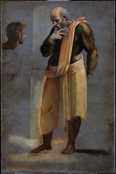 الزيارة - القديس زكريا بواسطة سيباستيانو ديل (حوالي 1485 - 1547) بيومبو