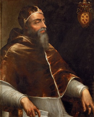صورة للبابا كليمنت السابع (1478-1534) (جول دي ميديسيس أو جوليو دي جوليانو دي ميديشي) - بيومبو ، سيباستيانو ديل بواسطة سيباستيانو ديل (دائرة) بيومبو