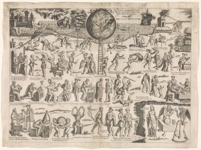 هذا العالم مثل قفص مليء بالحمقى Questo Mondo è come una gabbia de matti (العنوان على الكائن) بواسطة سيباستيانو دي ري