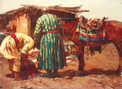 سارت ، تُرْكِستان (زيت على قماش) بواسطة سيرجي كوليسنيكوف