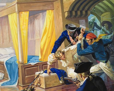 الكابتن ويليام بليغ (1754-1817) (غواش على ورق) بواسطة سيفيرينو بارالدي