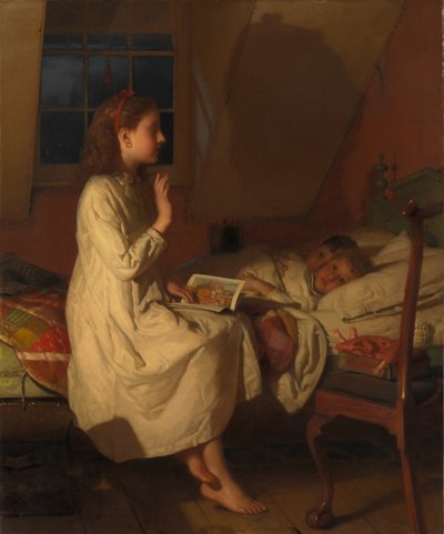 قصة الأقفال الذهبية ، 1870 (زيت على قماش) بواسطة سيمور جوزيف جاي