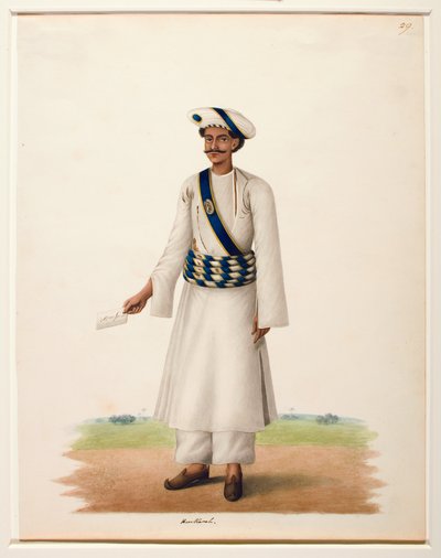 Harkarah بحرف ، c.1846 (مرحاض غير شفاف على الورق) بواسطة الشيخ محمد أمير من كرايا
