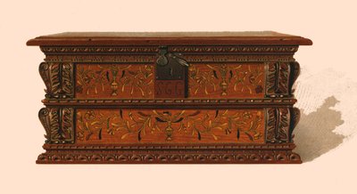 صندوق مرصع بالبلوط ، 1904 بواسطة شيرلي تشارلز Llewellyn Slocombe