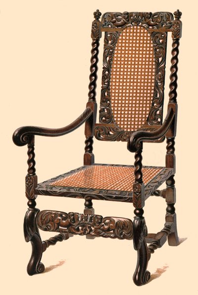 كرسي الجوز ، 1905 بواسطة شيرلي تشارلز Llewellyn Slocombe