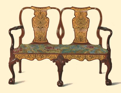 مطعمة بالجوز مطعمة بالزهور ، 1905 بواسطة شيرلي تشارلز Llewellyn Slocombe