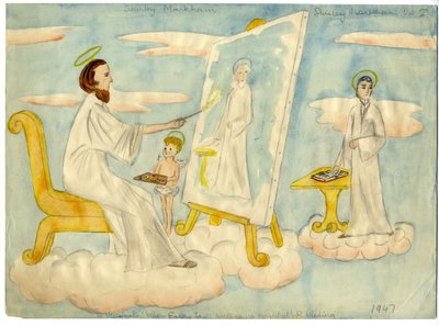 ملاك يرسم صورة ، 1947. بواسطة شيرلي ماركهام