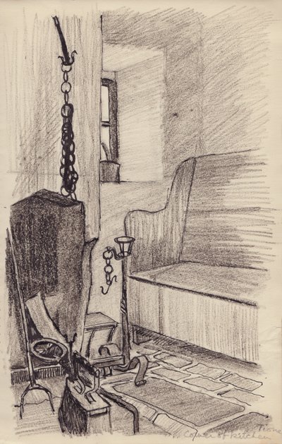 "ركن المطبخ ، تيوني" ، c1950. بواسطة شيرلي ماركهام
