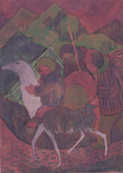 الشكل على الحصان ، c1950. بواسطة شيرلي ماركهام