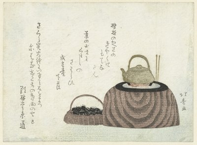 غلاية الشاي على الموقد بواسطة Shotei Hokuju
