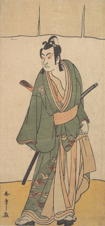 The Second Ichikawa Monnosuke في دور Soga no Juro Sukenari ، الشهر الثاني ، 1785. بواسطة شونشو
