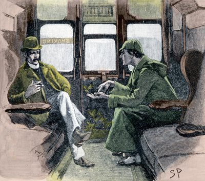 "أعطاني هولمز رسمًا تخطيطيًا للأحداث ، 1901 بواسطة سيدني إي باجيت