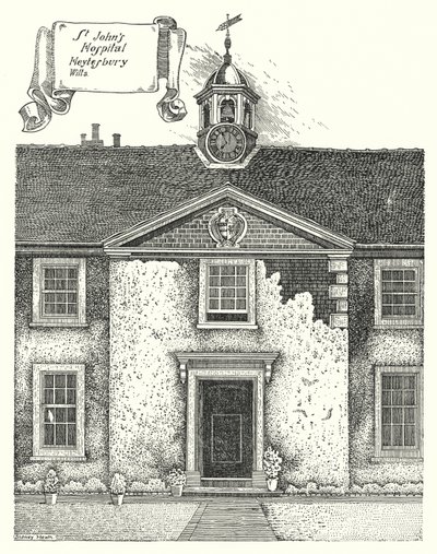مستشفى سانت جون ، Heytesbury ، Wilts (نقش) بواسطة سيدني هيث