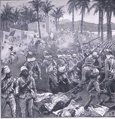 Storming Firket ، صورة توضيحية من Casells History of England ، 1900s بواسطة سيدني باجيت