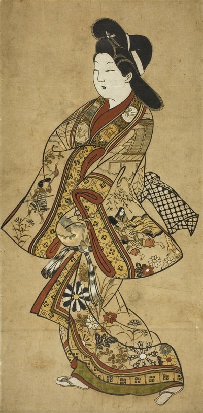 مشي جميل ، القرن السابع عشر بواسطة Sigimura Jihei