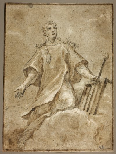 القديس لورانس في المجد بواسطة سيجيسموندو كاولا