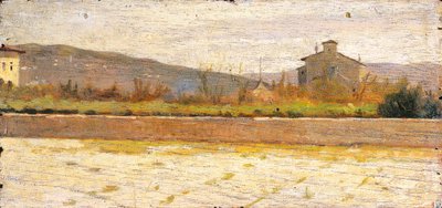 منظر طبيعي لموديليانا ، رسمه سيلفسترو ليجا (1826-1895) بواسطة سيلفسترو ليجا