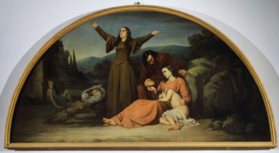 نظارة المجاعة ، بقلم سيلفسترو ليجا (1826-1895) ، كانتون أوراتوري ، موديليانا ، إميليا رومانيا بواسطة سيلفسترو ليجا