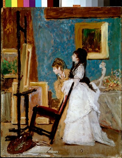 زيارة الاستوديو رسم سيلفسترو ليجا بواسطة سيلفسترو ليجا