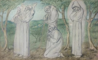 مجموعة من الرهبان الفرنسيسكان بواسطة سيميون سليمان