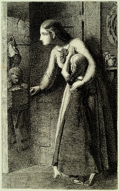 The Haunted House ، حوالي عام 1858 (نقش مطبوع على ورق الهند) بواسطة سيميون سليمان