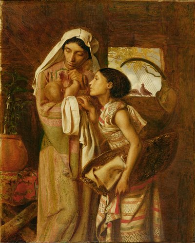 والدة موسى حوالي 1860 (زيت على قماش) بواسطة سيميون سليمان