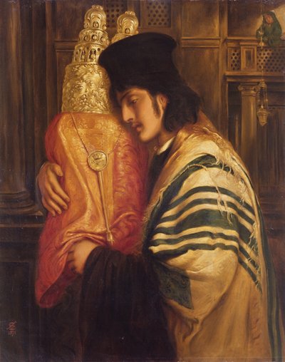 الحاخام الشاب يحمل التوراة ، 1871 بواسطة سيميون سليمان