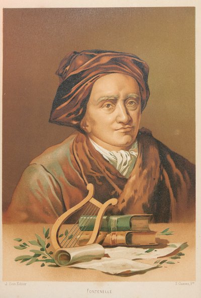 صورة برنارد لو بوفير دي فونتينيل 1657-1757 ، 1879. بواسطة سيمون جوميز