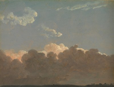 دراسة العاصفة السحابية البعيدة ، كاليفورنيا. 1786-1806. بواسطة سيمون الكسندر كليمنت دينيس