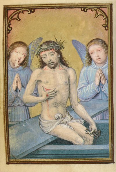 فوليو من كتاب ساعات مصغر ، استخدام روما ، بروج ، 1530-1535 بواسطة سيمون بينينج
