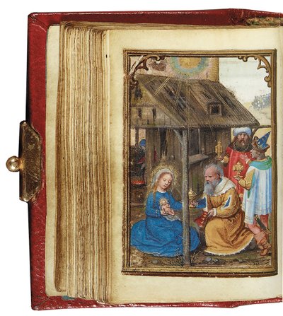 فوليو من كتاب ساعات مصغر ، استخدام روما ، بروج ، 1530-1535 بواسطة سيمون بينينج