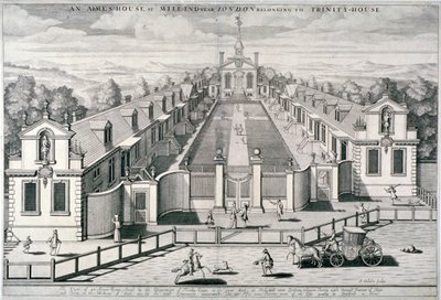 ترينيتي المشوز ، مايل إند رود ، ستيبني ، لندن ، 1696. بواسطة سيمون جريبيلين