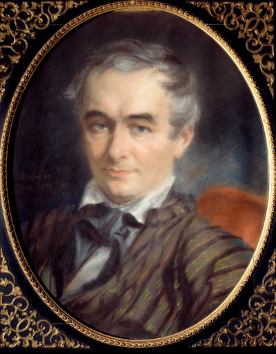صورة لبروسبر ميريمي (1803-1870) ، كاتب ومؤرخ وعالم آثار فرنسي. لوحة سيمون روشارت (1788-1872) بواسطة سيمون جاك روتشارد