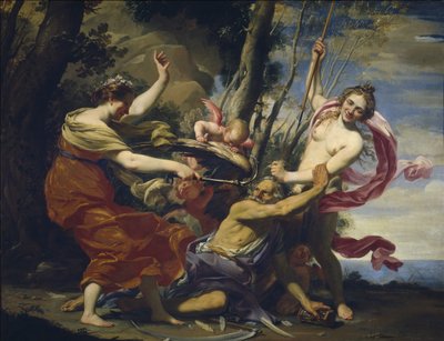 الأب يتغلب على الحب والأمل والجمال ، 1627 بواسطة سيمون فويت