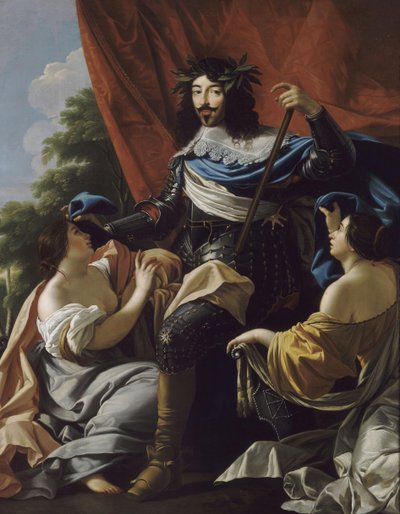 صورة لويس الثالث عشر ملك فرنسا 1601-1643 بواسطة سيمون ، فويت