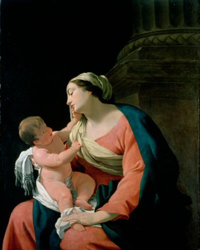 العذراء وابن العمود ، 1639-1640 بواسطة سيمون فويت
