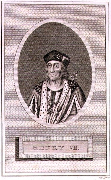 هنري السابع (1472-1509) محفور بواسطة الفنان ، من "تاريخ إنجلترا" (نقش) بواسطة سيمون دي باس