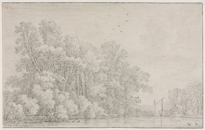 المناظر الطبيعية للنهر بواسطة سيمون دي فليجر