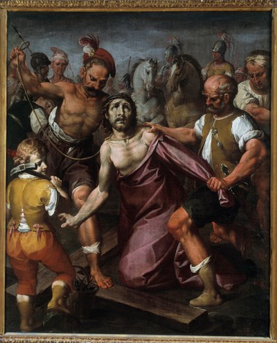 خلع المسيح من ثيابه (زيت على قماش ، حوالي 1615) بواسطة سيمون بارابينو