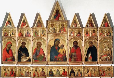Polyptych من سانت كاترين ، 1320 بواسطة سيمون مارتيني