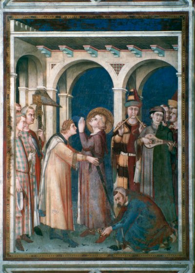 سانت مارتن هو فارس ، 1312-1317. بواسطة سيمون مارتيني