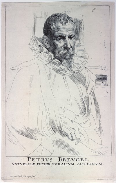 صورة للفنان جان بروغيل الأصغر 1601-1678 ، الثلث الأول من القرن السابع عشر .. بواسطة السير أنتوني فان ديك