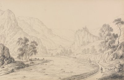 ألبوم يحتوي على 30 مشاهدة في تيرول وإيطاليا: بين بريكسين وكلاوسن - تيرول ، 27 أكتوبر 1840 بواسطة السير تشارلز دي أويلي