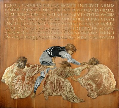 "Perseus and the Graiae" ، ١٨٧٧ بواسطة السير إدوارد كولي بيرن جونز